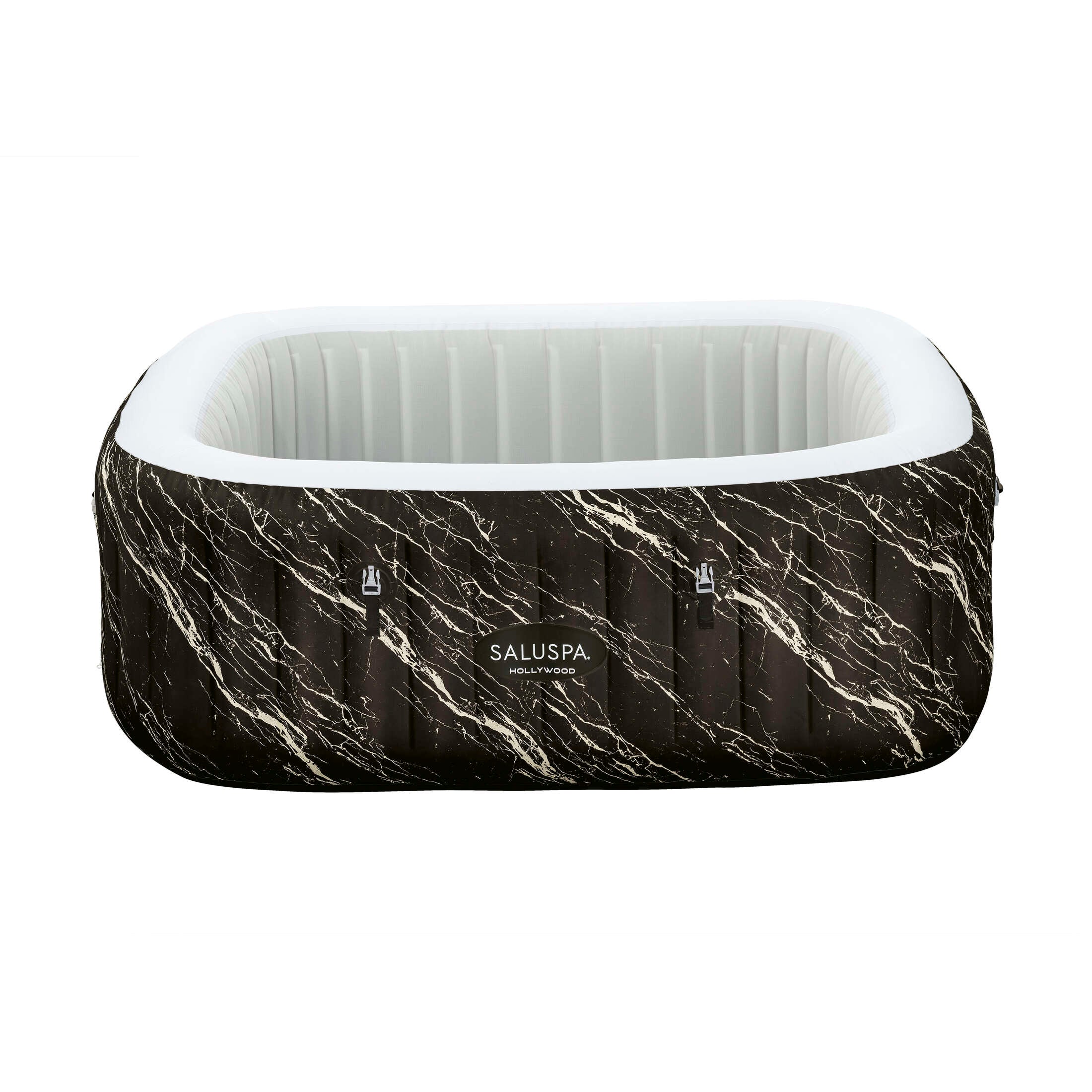 SaluSpa 71 x 71 x 26 Hollywood AirJet Hot Tub Liner Replacement. Black Semi-Transparent