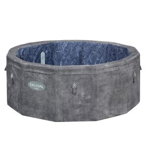 SaluSpa 67 x 25.5 Paris AirJet ThermaCore Hot Tub Liner Replacement. Gray Marble
