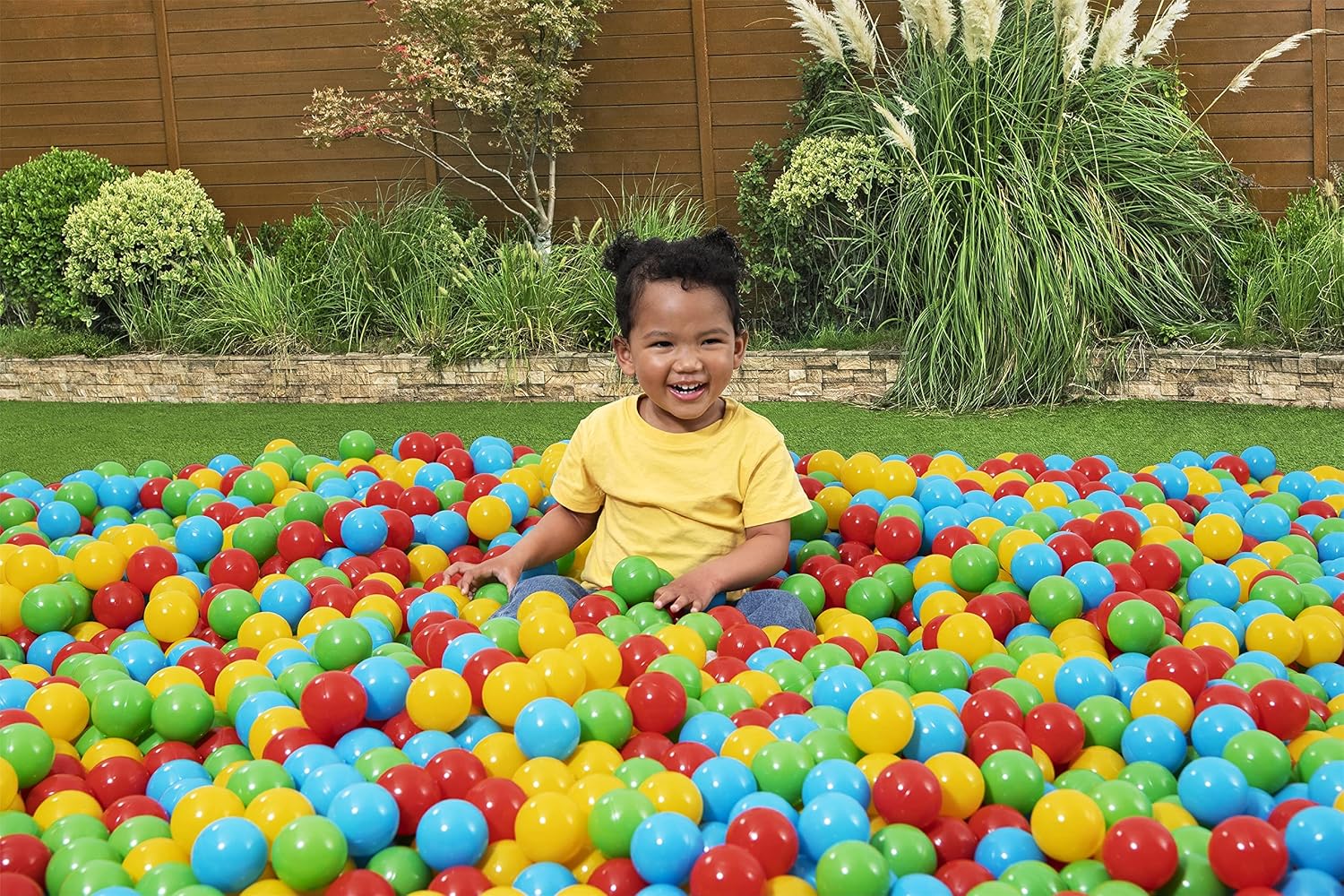 Bestway Splash & Play 100 Ball Pit Balls. Multi-Color. 2.3 Balls. Ages 1+ | Heavy-Duty Plastic Play Balls. Use With or Without Water. Puncture-Resistant Material. Motor Skill Development. Airtight Seam - Image 5