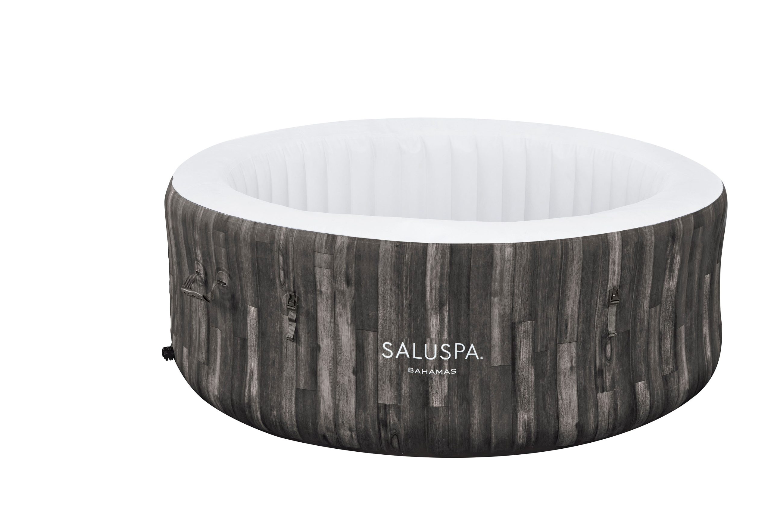 Coleman SaluSpa 71 x 26 Bahamas AirJet Hot Tub Liner Replacement. Gray Wood