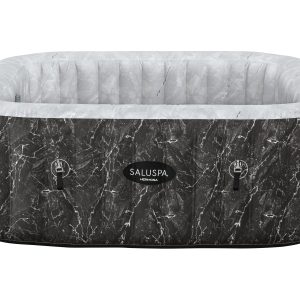 SaluSpa 79 x 79 x 28 Hermosa AirJet Hot Tub Liner Replacement. Black Marble
