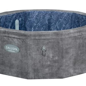 SaluSpa 67 x 25.5 Carrara AirJet ThermaCore Hot Tub Liner Replacement. Gray Marble